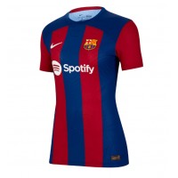 Fotbalové Dres Barcelona Robert Lewandowski #9 Dámské Domácí 2023-24 Krátký Rukáv